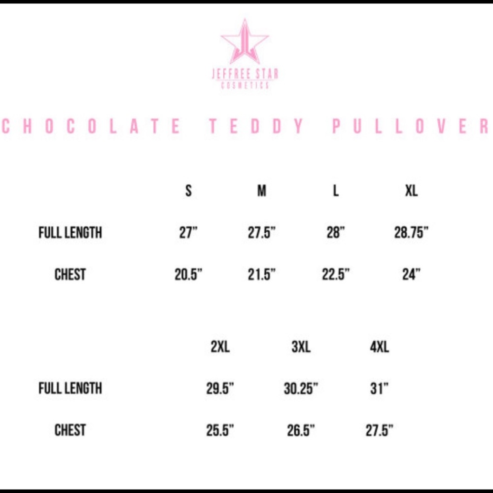 ⭐️HP🎉NWT Jeffree Star ⭐️ Brown Teddy PullOver⭐️ - Picture 2 of 16